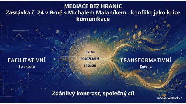 Zastávka č. 24 v Brně s mediátorem a lektorem Michalem Malaníkem - Konflikt ⚔️ jako krize komunikace ⁉️🤐 1 Mediace bez hranic zastavka c.24 o transformaci s Michalem Malanikem